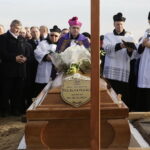 02.01.2018 Łagów. Pogrzeb księdza kanonika Jerzego Beksińskiego / Jarosław Kubalski / Radio Kielce