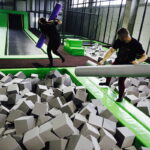 03.01.2018 Kielce. Park trampolin i zabaw Fly Sky przy ulicy Skrajnej / Jarosław Kubalski / Radio Kielce