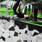 03.01.2018 Kielce. Park trampolin i zabaw Fly Sky przy ulicy Skrajnej / Jarosław Kubalski / Radio Kielce