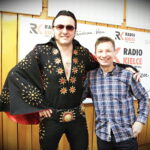 04.02.2018 Kielce. Polski Elvis Presley czyli Marcin Życzyński i Paweł Solarz w Radiu Kielce / Jarosław Kubalski / Radio Kielce