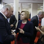 05.01.2018 Kielce. Opłatek u "Solidarności". Poseł Anna Krupka / Jarosław Kubalski / Radio Kielce