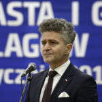 07.01.2018 Łagów. Uroczysta sesja Rady Miasta z okazji odzyskania po 150 latach przez miejscowość praw miejskich. Senator Krzysztof Słoń / Jarosław Kubalski / Radio Kielce