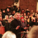 08.01.2018 Kielce. Gala Finałowa Świętokrzyskiego Festiwalu Kolęd i Pastorałek w kościele p.w. Św. Maksymiliana Kolbe. Chór Gaude Mater / Jarosław Kubalski / Radio Kielce