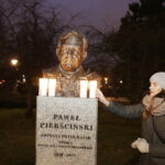 12.01.2018 Kielce. Odsłonięcie popiersia  artysty fotografika Pawła Pierścińskiego w Alei Sław / Jarosław Kubalski / Radio Kielce