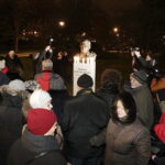 12.01.2018 Kielce. Odsłonięcie popiersia  artysty fotografika Pawła Pierścińskiego w Alei Sław / Jarosław Kubalski / Radio Kielce