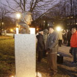 12.01.2018 Kielce. Odsłonięcie popiersia  artysty fotografika Pawła Pierścińskiego w Alei Sław / Jarosław Kubalski / Radio Kielce