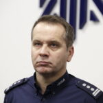 17.01.2018 Kielce. Komenda Miejska Policji. Otwarcie po remoncie. Komendant Wojewódzki Policji w Kielcach Dariusz Augustyniak / Jarosław Kubalski / Radio Kielce