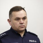 17.01.2018 Kielce. Komenda Miejska Policji. Otwarcie po remoncie. Komendant Miejski Policji w Kielcach Piotr Zalewski / Jarosław Kubalski / Radio Kielce