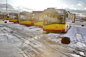 19.01.2018 Kielce. MPK. Nowe autobusy Solaris Hybrid / Jarosław Kubalski / Radio Kielce