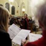 21.01.2018 Kielce. Kościół garnizonowy. Koncert kolęd w wykonaniu Chóru Parafialnego Parafii Garnizonowej / Jarosław Kubalski / Radio Kielce