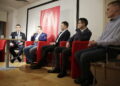 25.01.2018 Kielce. OMPiO. Debata młodych zorganizowana przez Młoda Prawicę. Marcin Woch - Młoda Prawica, Grzegorz Prokop - Forum młodych PiS, Patryk Cylara - Młodzi Demokraci, Jakub Banaszewski- Młodzi Nowocześni i Łukasz Wasilewski- Kukiz’15 / Jarosław Kubalski / Radio Kielce