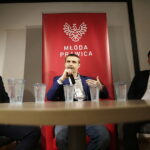 25.01.2018 Kielce. OMPiO. Debata młodych zorganizowana przez Młoda Prawicę. Marcin Woch - Młoda Prawica, Grzegorz Prokop - Forum młodych PiS, Patryk Cylara - Młodzi Demokraci / Jarosław Kubalski / Radio Kielce