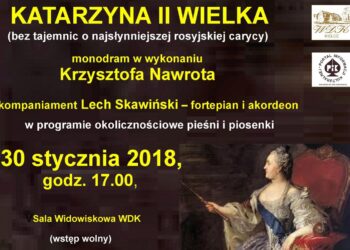 Monodram Krzysztofa Nawrota „Katarzyna II Wielka” / WDK Kielce