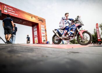Maciej Giemza podczas Rajdu Dakar / Facebook Orlen Team