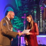 III Festiwal Kolęd i Pastorałek "Żołnierskie kolędowanie" w kościele garnizonowym. Płk. Paweł Chabielski i Ula Szumska / Marzena Mąkosa / Radio Kielce