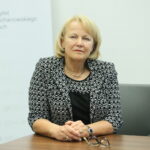 Konferencja na temat planów inwestycyjnych UJK na Wydziale Lekarskim. Na zdjęciu: prof. zw. dr hab. n. med. Marianna Janion / Marzena Mąkosa / Radio Kielce