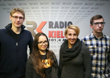 Pokolenie M. Na zdjęciu: Mateusz Kaczmarczyk, Maria Jonkisz, Paulina Zeliaś i Michał Kita / Marzena Mąkosa / Radio Kielce