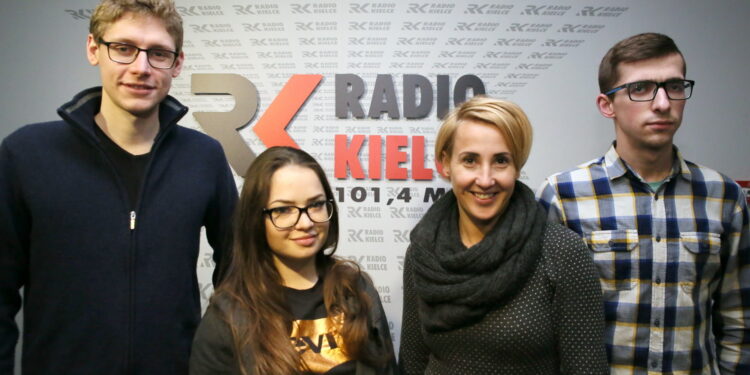 Pokolenie M. Na zdjęciu: Mateusz Kaczmarczyk, Maria Jonkisz, Paulina Zeliaś i Michał Kita / Marzena Mąkosa / Radio Kielce