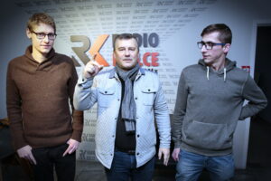 Pokolenie M. Na zdjęciu: Mateusz Kaczmarczyk, Tomasz Irski i Michał Kita. / Marzena Mąkosa / Radio Kielce