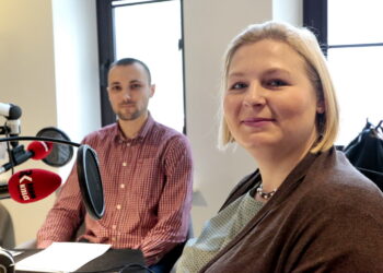 Dominik Lachowski i  Anna Wielgus  / Marzena Mąkosa / Radio Kielce