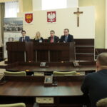 Konferencja Wojciecha Lubawskiego dotycząca wdrażania w mieście idei tzw. inteligentnego miasta. Na zdjęciu: Szymon Ciupa, Agnieszka Ceglińska-Ganczar, Wojciech Lubawski i Janusz Koza / Marzena Mąkosa / Radio Kielce