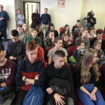 Uroczyste powitanie Macieja Giemzy w Piekoszowie. / Marzena Mąkosa / Radio Kielce