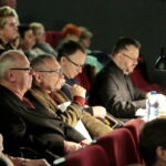 Finał 25. Świętokrzyskiego Konkursu Kolęd i Pastorałek. Jury w składzie: Jerzy Szczyrba, Jerzy Gomuła, Michał Stachurski i ksiądz Tomasz Łyko / Marzena Mąkosa / Radio Kielce