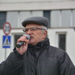 Protest pracowników w zakładach MAN Bus, którzy domagają się podwyżek płac / Marzena Mąkosa / Radio Kielce