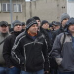 Protest pracowników w zakładach MAN Bus, którzy domagają się podwyżek płac / Marzena Mąkosa / Radio Kielce