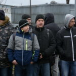 Protest pracowników w zakładach MAN Bus, którzy domagają się podwyżek płac / Marzena Mąkosa / Radio Kielce