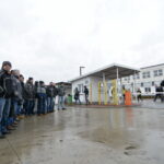 Protest pracowników w zakładach MAN Bus, którzy domagają się podwyżek płac / Marzena Mąkosa / Radio Kielce