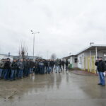 Protest pracowników w zakładach MAN Bus, którzy domagają się podwyżek płac / Marzena Mąkosa / Radio Kielce