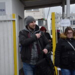 Protest pracowników w zakładach MAN Bus, którzy domagają się podwyżek płac / Marzena Mąkosa / Radio Kielce