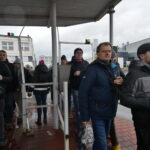 Protest pracowników w zakładach MAN Bus, którzy domagają się podwyżek płac / Marzena Mąkosa / Radio Kielce