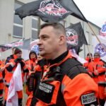 Protest ratowników przed ŚCO / Marzena Mąkosa / Radio Kielce