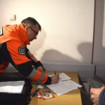 Protest ratowników przed ŚCO / Marzena Mąkosa / Radio Kielce