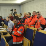 Protest ratowników przed ŚCO / Marzena Mąkosa / Radio Kielce