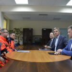 Protest ratowników przed ŚCO / Marzena Mąkosa / Radio Kielce