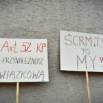 Protest ratowników przed ŚCO / Marzena Mąkosa / Radio Kielce