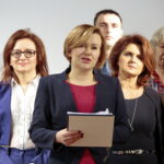 Konferencja Anny Krupki, posłanki PiS. Na zdjęciu: Anna Krupka, posłanka PiS i rada programowa PiS / Marzena Mąkosa / Radio Kielce