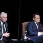 Konwencja PiS. Na zdjęciu: Krzysztof Lipiec - poseł PiS i Dominik Tarczyński - poseł PiS / Marzena Mąkosa / Radio Kielce