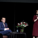 Konwencja PiS. Na zdjęciu: Dominik Tarczyński - poseł PiS i Anna Krupka - posłanka PiS / Marzena Mąkosa / Radio Kielce