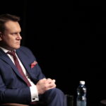 Konwencja PiS. Na zdjęciu: Dominik Tarczyński - poseł PiS / Marzena Mąkosa / Radio Kielce