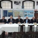 Otwarcie Izby Pamięci Cukrownictwa. Od lewej: poseł Andrzej Kryj, senator Jarosław Rusiecki, starosta ostrowiecki Zbigniew Duda, poseł Krzysztof Lipiec, wicewojewoda świętokrzyski Andrzej Bętkowski / Emilia Sitarska / Radio Kielce