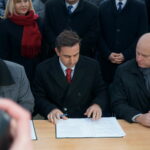 Podpisanie umowy na budowę kolejnego odcinka trasy S7 / Wiktor Dziarmaga / Radio Kielce