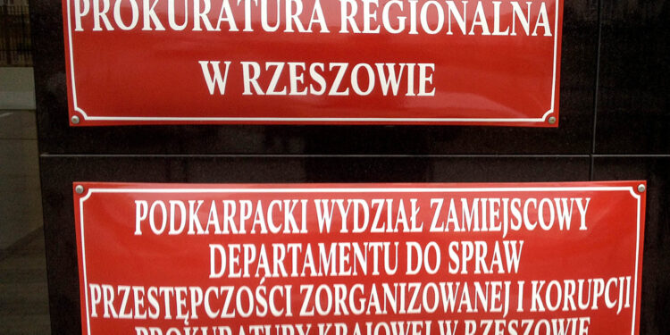 Prokuratura Regionalna w Rzeszowie / tablitek.pl