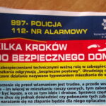 Ulotki przygotowana przez policję i magistrat w Jędrzejowie / Policja