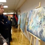 Jędrzejów. Wystawa obrazów Grupy Artystycznej „Archetypia” / Ewa Pociejowska - Gawęda / Radio Kielce