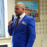 Spotkanie ws. dofinansowania przez rząd Ochotniczych Straży Pożarnych. Na zdjęciu: Mariusz Gosek - ekspert Ministerstwa Sprawiedliwości ds. weryfikacji wniosków, dyrektor biura poselskiego Zbigniewa Ziobry / Ewa Pociejowska-Gawęda / Radio Kielce