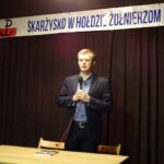 Skarżysko. Prelekcja Kajetana Rajskiego, redaktora naczelnego kwartalnika „Wyklęci”. Na zdjęciu: Kajetan Rajski / Tomasz Piwko / Radio Kielce